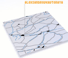 3d view of Aleksandrovka Vtoraya