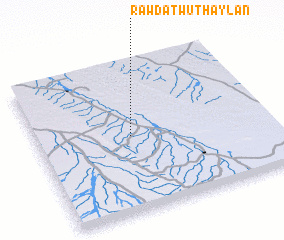 3d view of Rawḑat Wuthaylān