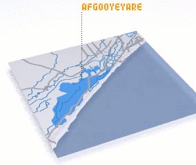 3d view of Afgooye Yare