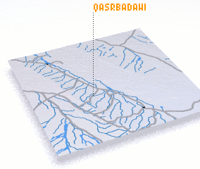 3d view of Qaşr Badawī