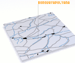 3d view of Borovaya Polyana