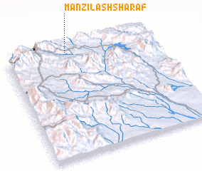 3d view of Manzil ash Sharaf