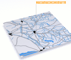 3d view of Ḩasan ash Shuraym