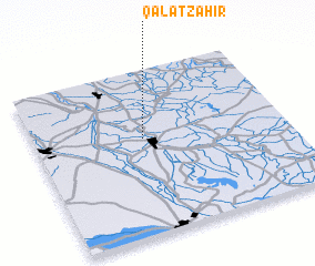 3d view of Qal‘at Z̧āhir