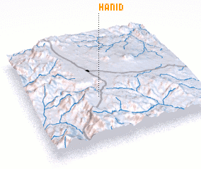 3d view of Ḩaniḑ