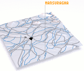 3d view of Manşūr Āghā