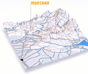 3d view of Imām Shāh