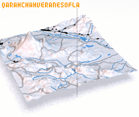 3d view of Qarah Chahverān-e Soflá