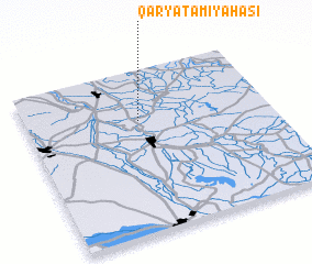 3d view of Qaryat ‘Amīyah ‘Āşī