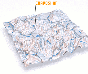 3d view of Chāvoshān