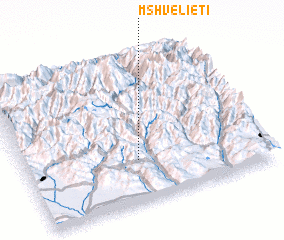 3d view of Mshveliet\