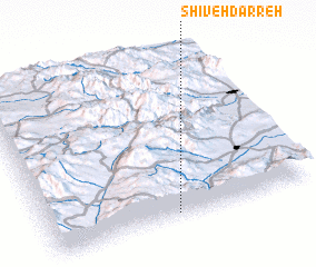 3d view of Shīveh Darreh