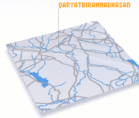 3d view of Qaryat Bīr Aḩmad Ḩasan