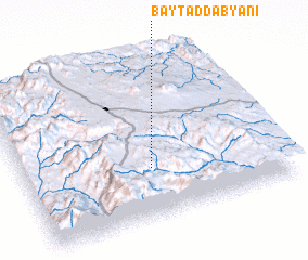 3d view of Bayt aḑ Ḑabyānī