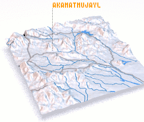 3d view of Akamat Mujayl