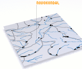 3d view of Novokondal\