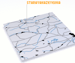 3d view of Staraya Kazeyevka