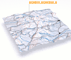 3d view of Āghbolāgh-e Bālā