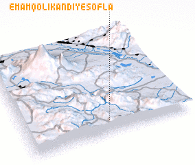 3d view of Emāmqolī Kandī-ye Soflá