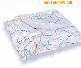3d view of Bayt ad Daylamī