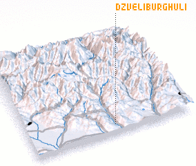 3d view of Dzveli Burghuli