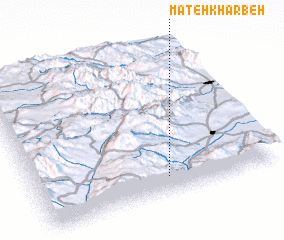 3d view of Māteh Kharbeh