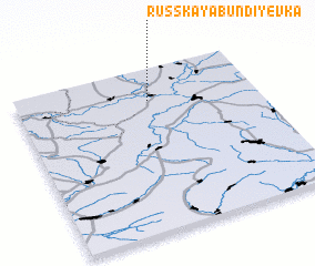 3d view of Russkaya Bundiyevka