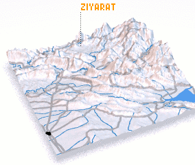 3d view of Ziyārat