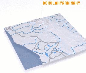 3d view of Dokolahy-Andimaky