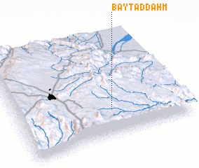 3d view of Bayt ad Dahm