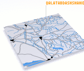 3d view of Qal‘at ‘Abd ash Shahīd