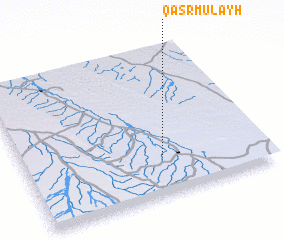 3d view of Qaşr Mulayḩ