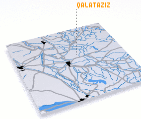 3d view of Qal‘at ‘Azīz