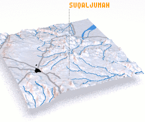 3d view of Sūq al Jum‘ah