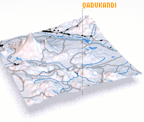 3d view of Qādū Kandī