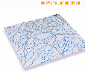 3d view of Qaryat al ‘Āfandīyah