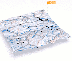 3d view of Akʼori