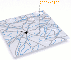 3d view of Qarah Ḩasan