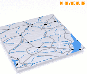 3d view of Dikaya Balka