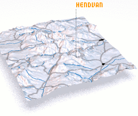 3d view of Hendvān