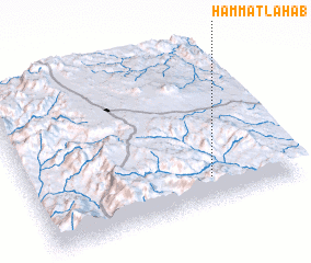 3d view of Ḩammat Lahab