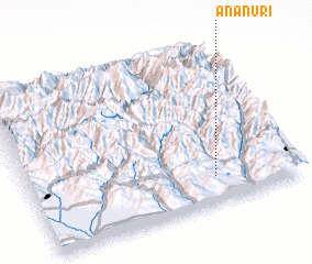 3d view of Ananuri