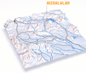 3d view of Ḩişn al ‘Alam