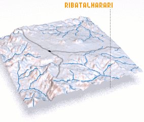 3d view of Ribāţ al Ḩarārī