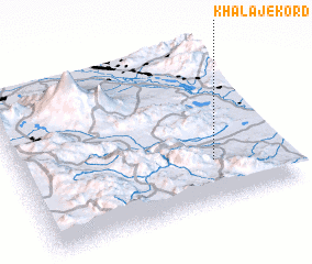 3d view of Khalaj-e Kord