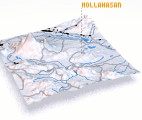 3d view of Mollā Ḩasan