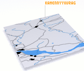 3d view of Kamennyy Ovrag