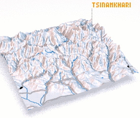 3d view of Tsinamkhari