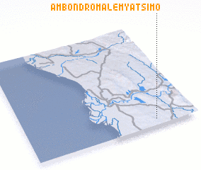 3d view of Ambondromalemy Atsimo