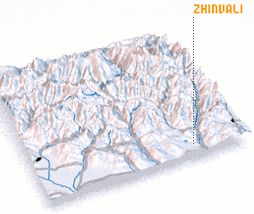 3d view of Zhinvali